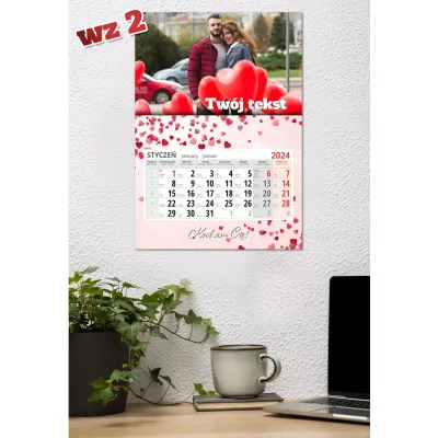 Foto Kalendarz Jednodzielny Tekst Prezent Na Walentynki Dla Dziewczyny Y4