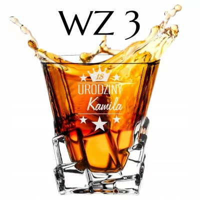 Etykieta Ze Zdjęciem +szklanka Na Whisky Prezent Na Urodziny Chłopaka 1l Y4