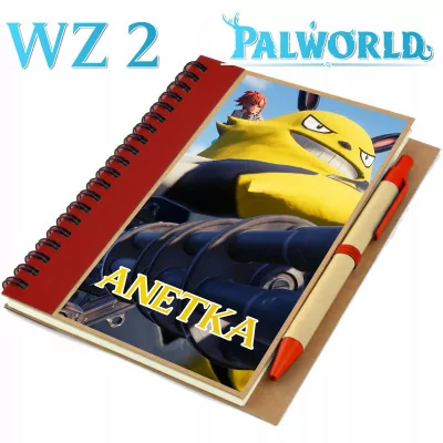 Notatnik Notes Eco Palworld Gra Prezent Dla Gracza Dziecka Y5