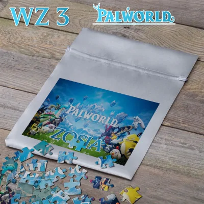 Puzzle Palworld Game Dla Gracza 120 El A4 Prezent Na Urodziny Y5
