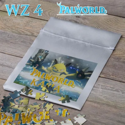 Puzzle Palworld Game Dla Gracza 120 El A4 Prezent Na Urodziny Y5