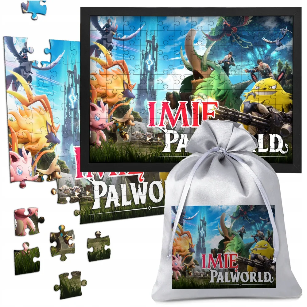 Puzzle Palworld Game Dla Gracza 120 El W Ramce A4 Prezent Y5