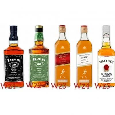 Etykieta Na Whisky Urodziny Prezent