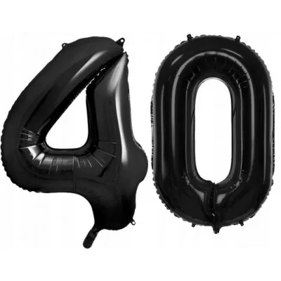 Zestaw Balony Rose Gold 40 Urodziny Kurtyna Napis