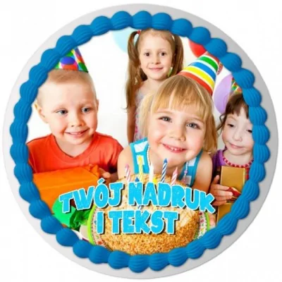 Opłatek Na Tort Twój Nadruk Zdjęcie Urodziny