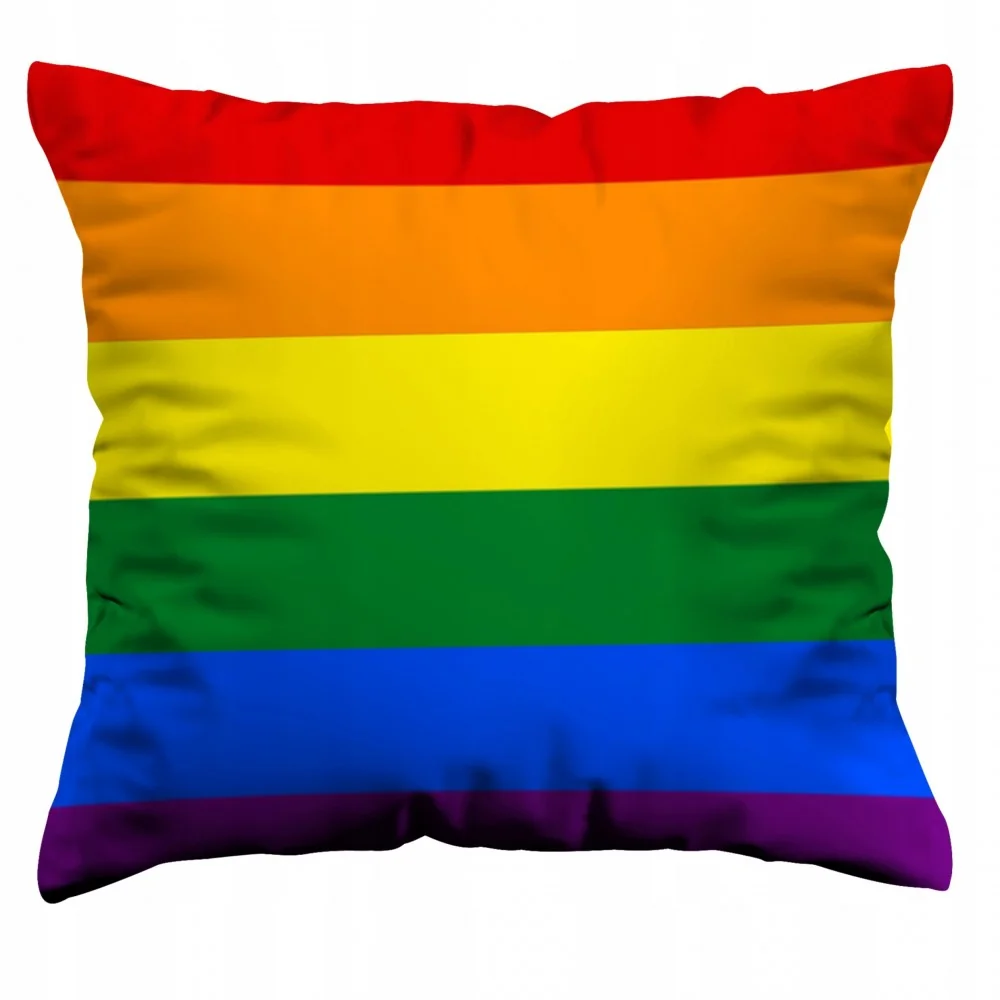 Poduszka Lgbt Tęcza Flaga Love Pride Full Print