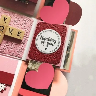 Exploding Box Prezent Niespodzianka Diy Walentynki