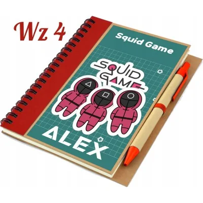 Notatnik Eco Z Długopisem Squid Game Szkoła