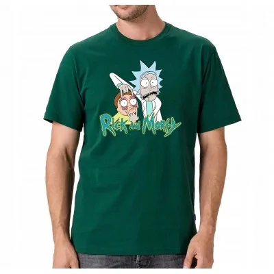 Koszulka Męska Rick And Morty Nadruk