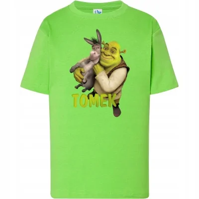 Koszulka Dziecięca Shrek Prezent Imię