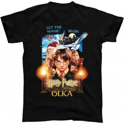 Koszulka Harry Potter + Imię Prezent Y4