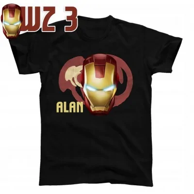 Koszulka Iron Man Avengers+imię Prezent Y4