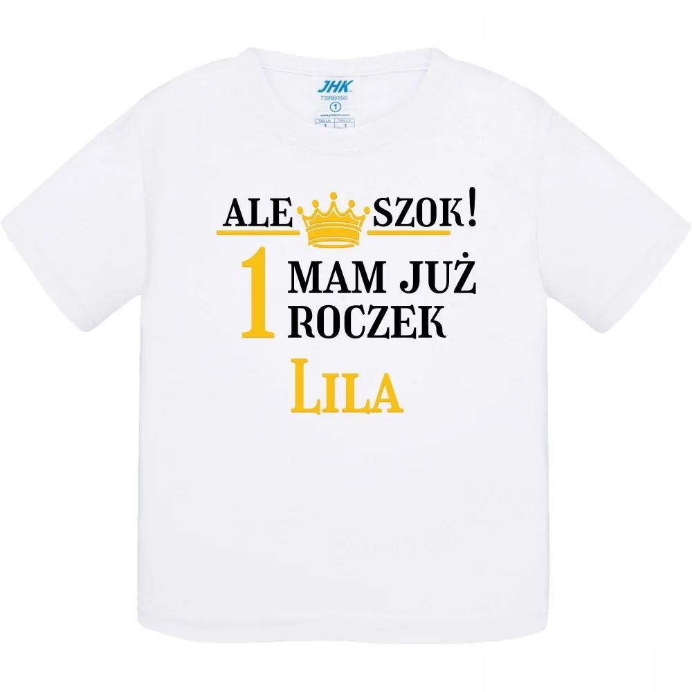 Koszulka T-shirt Niemowlęcy Napis Roczek
