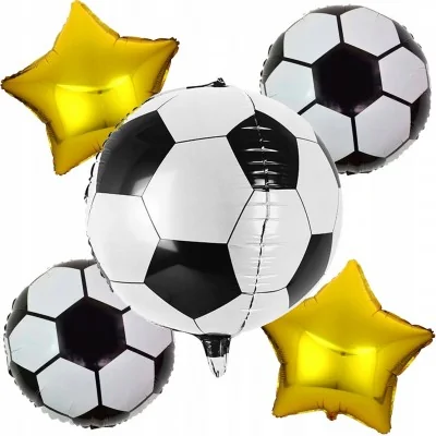 Zestaw Balonów Piłka Nożna Urodziny Okazje