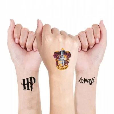 Zestaw Poduszka+kubek+tatuaż Harry Potter
