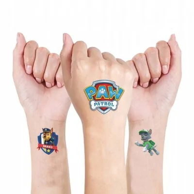 Tatuaż Zmywalny Tymczasowy Dzieci Psi Patrol Y5