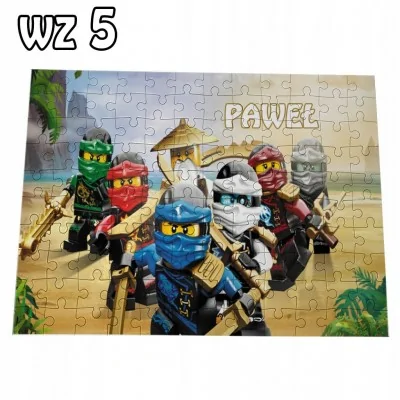 Puzzle Dla Dzieci Twoje Imię Lego Ninjago 120