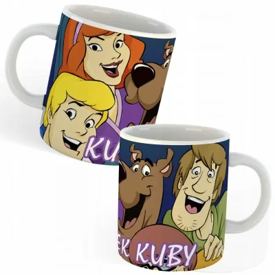 Kubek + Imię Scooby Doo Prezent Dzień Dziecka