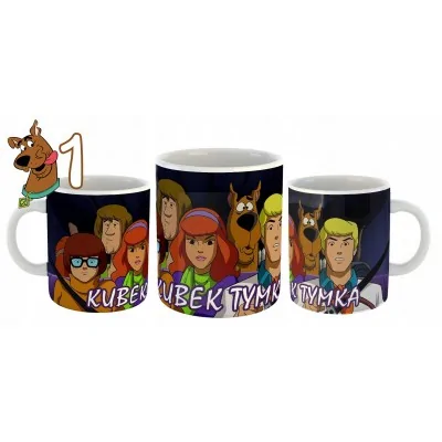 Kubek + Imię Scooby Doo Prezent Dzień Dziecka