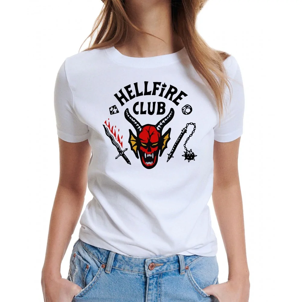 Koszulka Damska Hellfire Club Stranger Thing