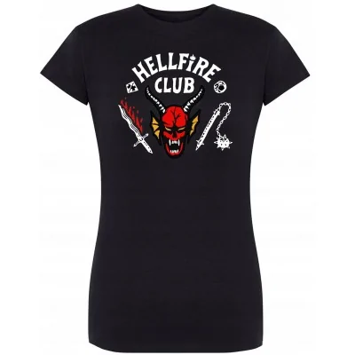 Koszulka Damska Hellfire Club Stranger Things