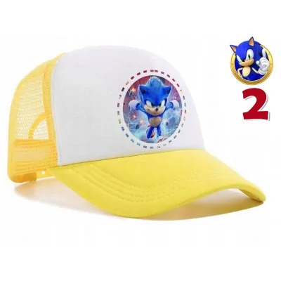 Czapka Z Daszkiem Sonic 2 Hedgehog Prezent Y4