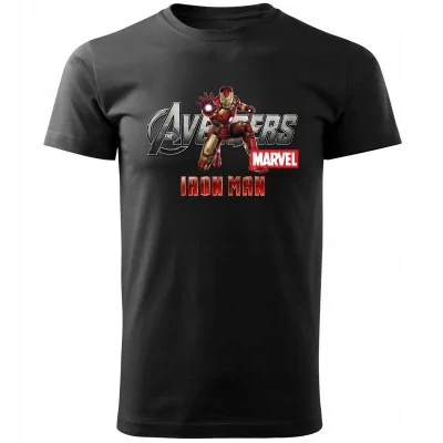 Koszulka Męska Avengers Iron Man