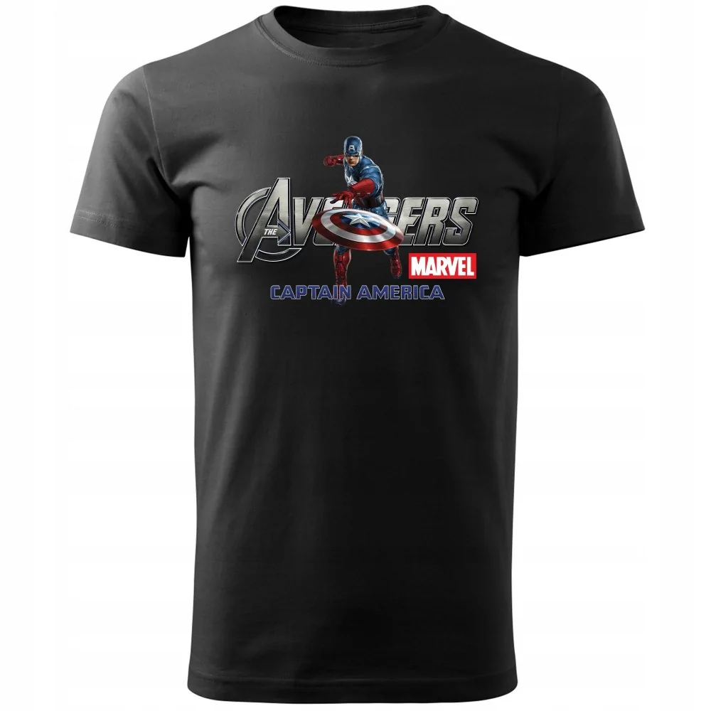 Koszulka Męska Avengers Kapitan Ameryka