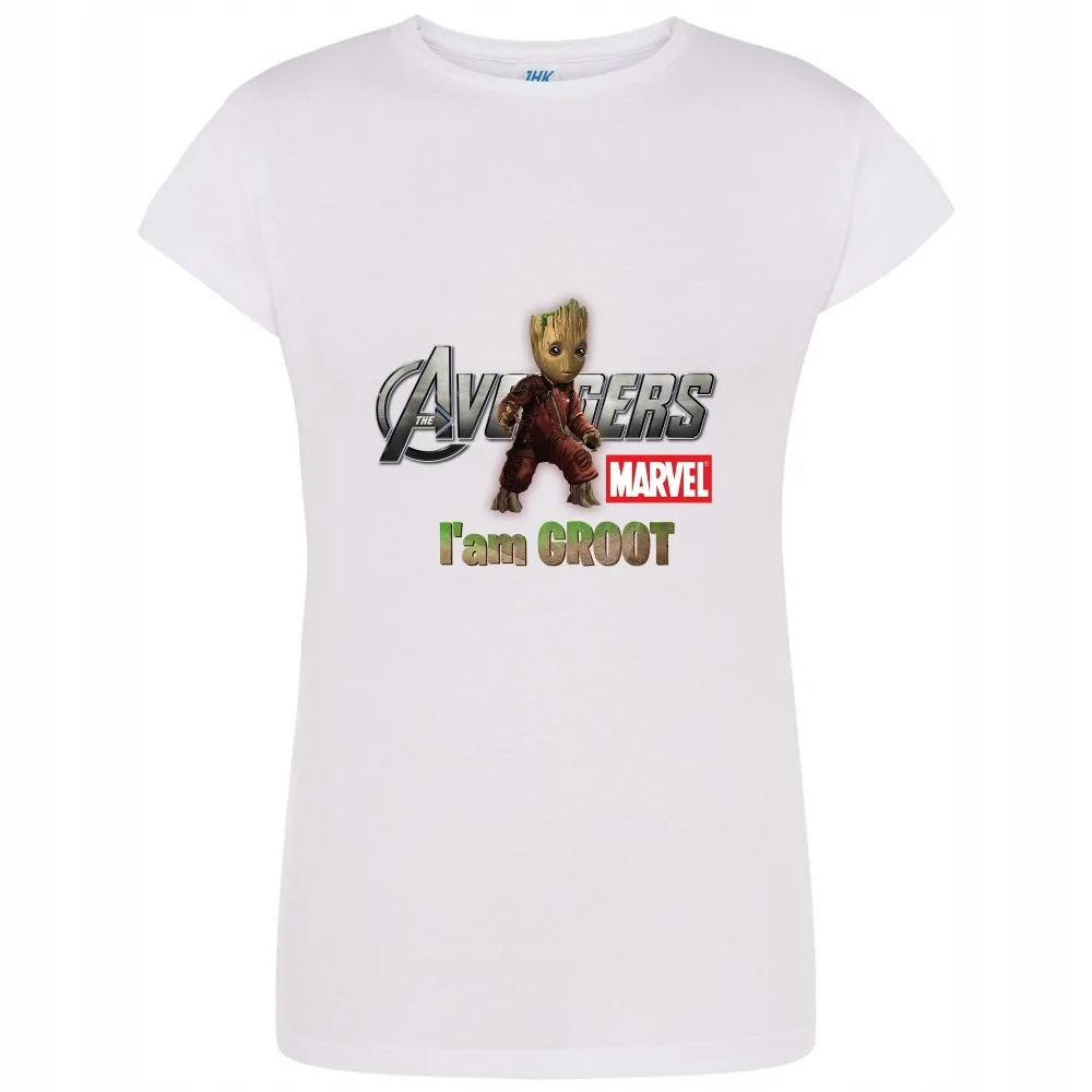 Koszulka Damska Biała T-shirt Groot
