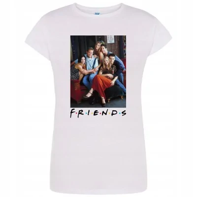 Koszulka Damska Biała Friends