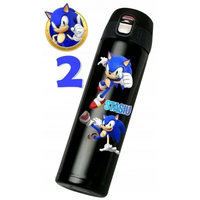 Zestaw Worek+kubek Termiczny Sonic 2 Hedgehog