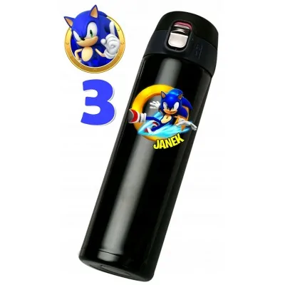 Zestaw Worek+kubek Termiczny Sonic 2 Hedgehog