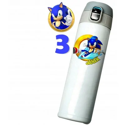 Zestaw Worek Kubek Termiczny Sonic 2 Hedgehog