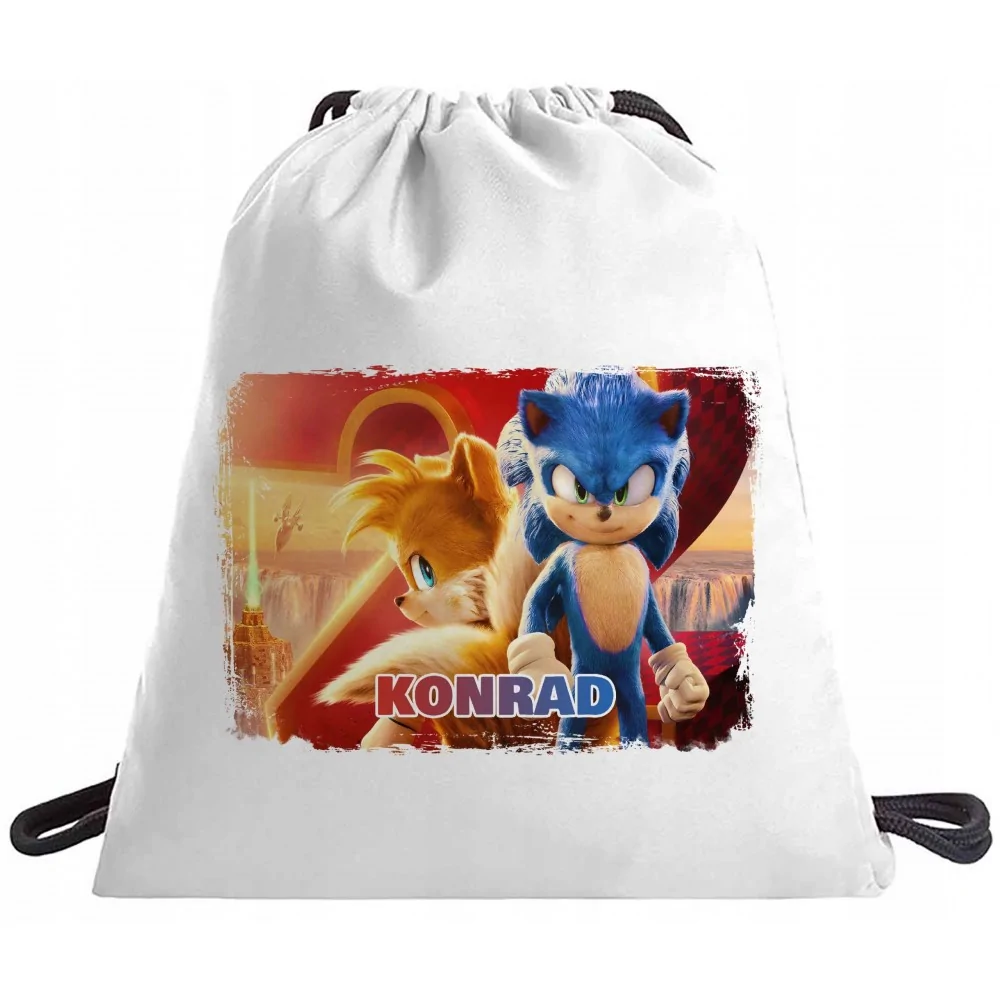 Worek Plecak Do Szkoły Sonic Hedgehog