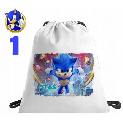 Worek Plecak Do Szkoły Sonic Hedgehog