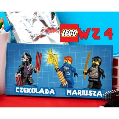 Zestaw Poduszka Kubek Czekolada Lego Ninjago
