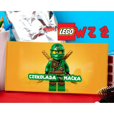 Pudełko Na Czekolade Lego Ninjago + Czekolada