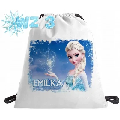 Worek Plecak Do Szkoły Na Wf Frozen Elsa Lodu