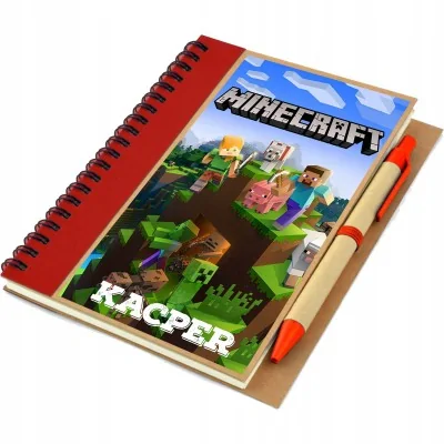 Notatnik Eco Z Długopisem Minecraft Szkoła