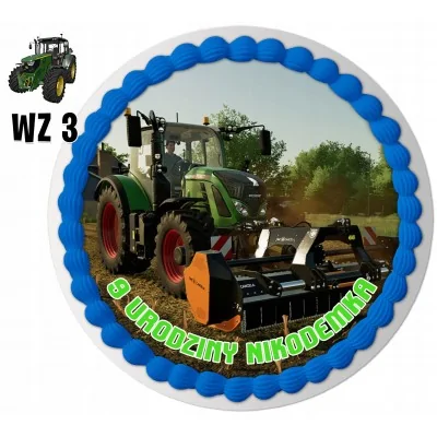 Opłatek Na Tort Farming Simulator Traktor Tekst