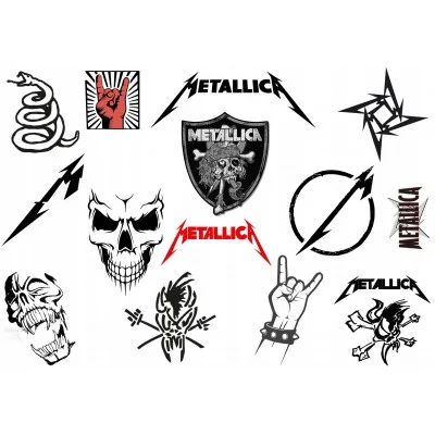 Tatuaże Zmywalne Metallica