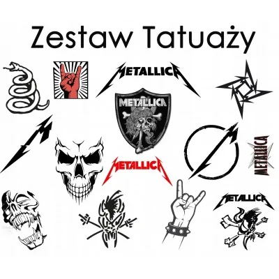 Tatuaże Zmywalne Metallica