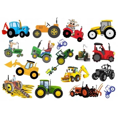 Tatuaże Dla Dzieci Zmywalne Traktory Tractors
