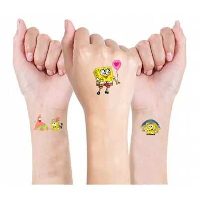 Tatuaże Dla Dzieci Zmywalne Spongebob