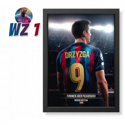 Dyplom Plakat Dla Dziecka Lewandowski Barcelona
