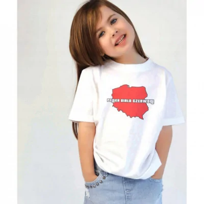 Koszulka T-shirt Kibic Reprezentacji Dzieci Y8