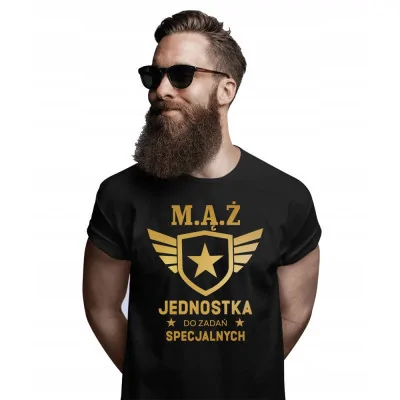Koszulka Mąż Złota Jednostka Specjalna  Z1