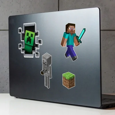 Naklejki Minecraft Dekoracje Postacie A4