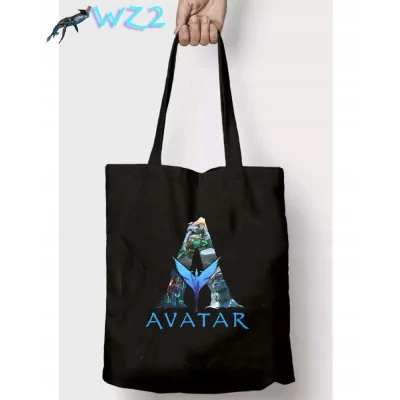 Czarna Torba Na Zakupy Avatar 2 + Twoje Imię