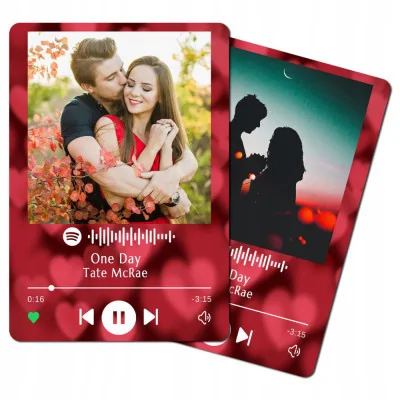 Magnes Spotify Na Walentynki Personalizowany